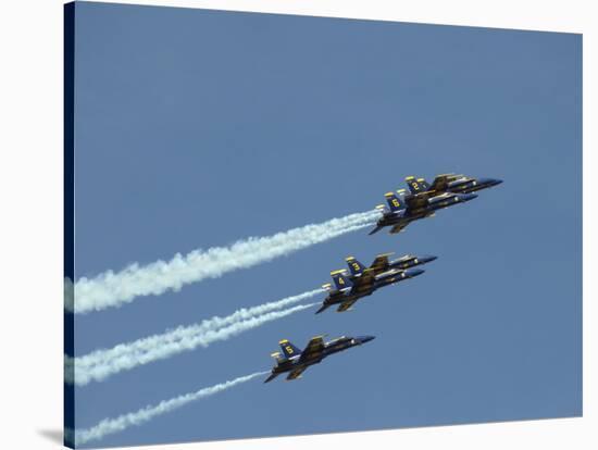 The Blue Angels-Stocktrek Images-Stretched Canvas