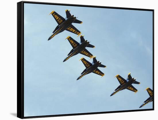 The Blue Angels-Stocktrek Images-Framed Stretched Canvas