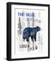 The Blue Bear-LightBoxJournal-Framed Giclee Print