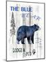 The Blue Bear-LightBoxJournal-Mounted Giclee Print