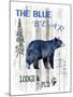 The Blue Bear-LightBoxJournal-Mounted Giclee Print