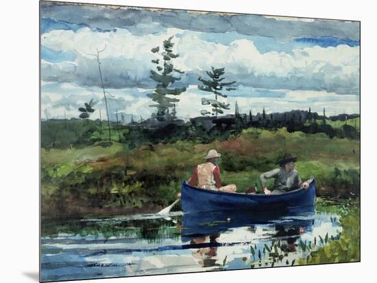 The Blue Boat, 1892-Winslow Homer-Mounted Giclee Print