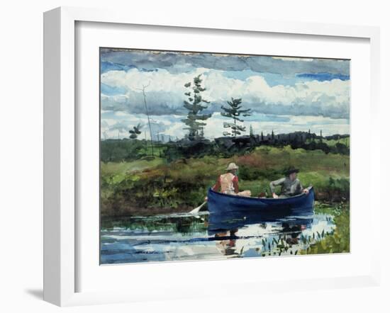 The Blue Boat, 1892-Winslow Homer-Framed Giclee Print