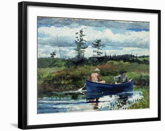 The Blue Boat, 1892-Winslow Homer-Framed Giclee Print