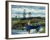 The Blue Boat, 1892-Winslow Homer-Framed Giclee Print