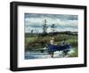 The Blue Boat, 1892-Winslow Homer-Framed Premium Giclee Print