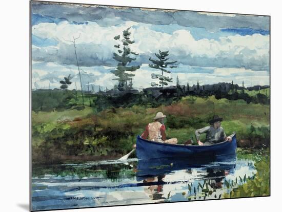 The Blue Boat, 1892-Winslow Homer-Mounted Giclee Print