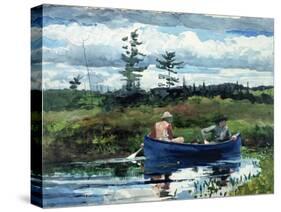 The Blue Boat-Winslow Homer-Stretched Canvas