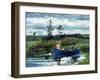 The Blue Boat-Winslow Homer-Framed Premium Giclee Print