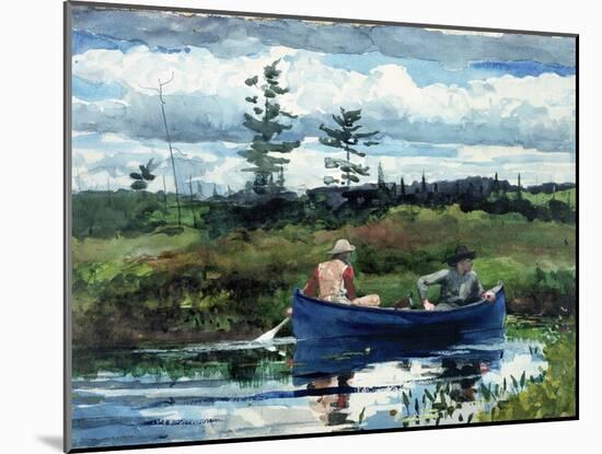 The Blue Boat-Winslow Homer-Mounted Giclee Print