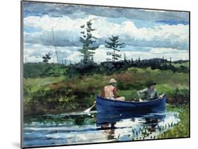 The Blue Boat-Winslow Homer-Mounted Giclee Print