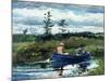 The Blue Boat-Winslow Homer-Mounted Giclee Print