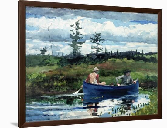 The Blue Boat-Winslow Homer-Framed Giclee Print