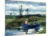 The Blue Boat-Winslow Homer-Mounted Giclee Print