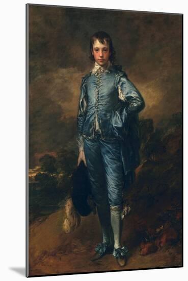 The Blue Boy, C.1770-Thomas Gainsborough-Mounted Giclee Print