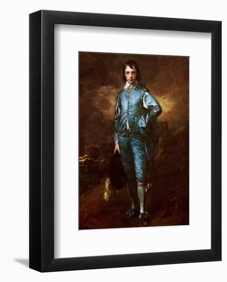 The Blue Boy-Thomas Gainsborough-Framed Art Print