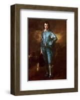 The Blue Boy-Thomas Gainsborough-Framed Art Print