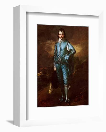 The Blue Boy-Thomas Gainsborough-Framed Art Print