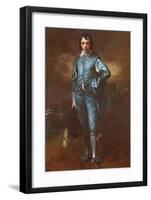 The Blue Boy-Thomas Gainsborough-Framed Art Print