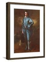 The Blue Boy-Thomas Gainsborough-Framed Art Print