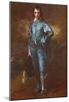 The Blue Boy-Thomas Gainsborough-Mounted Art Print