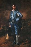 The Blue Boy-Thomas Gainsborough-Framed Textured Art