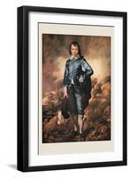 The Blue Boy-Thomas Gainsborough-Framed Art Print