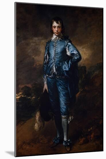 The Blue Boy-Thomas Gainsborough-Mounted Giclee Print