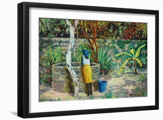 The Blue Bucket 2019 (oil)-Tilly Willis-Framed Giclee Print