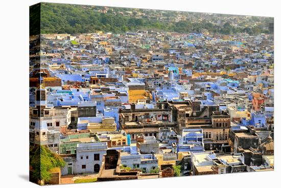 The Blue Buildings of Bundi, Rajasthan, India, Asia-Godong-Stretched Canvas