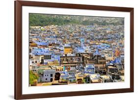 The Blue Buildings of Bundi, Rajasthan, India, Asia-Godong-Framed Photographic Print