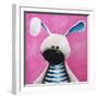 The Blue Bunny-Lucia Stewart-Framed Art Print