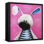 The Blue Bunny-Lucia Stewart-Framed Stretched Canvas