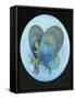 The Blue Butterfly-Wayne Anderson-Framed Stretched Canvas