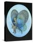 The Blue Butterfly-Wayne Anderson-Stretched Canvas