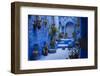 The blue city of Chefchaouen, Morocco, North Africa, Africa-Francesco Fanti-Framed Photographic Print