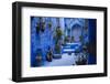The blue city of Chefchaouen, Morocco, North Africa, Africa-Francesco Fanti-Framed Photographic Print
