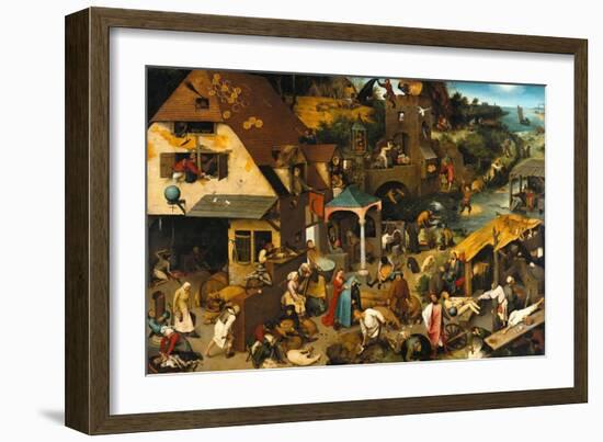 The Blue Cloak (De Blauwe Huik), 1559-Pieter Bruegel the Elder-Framed Giclee Print