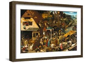 The Blue Cloak (De Blauwe Huik), 1559-Pieter Bruegel the Elder-Framed Giclee Print