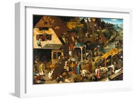 The Blue Cloak (De Blauwe Huik), 1559-Pieter Bruegel the Elder-Framed Giclee Print