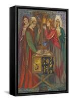 The Blue Closet-Dante Gabriel Rossetti-Framed Stretched Canvas