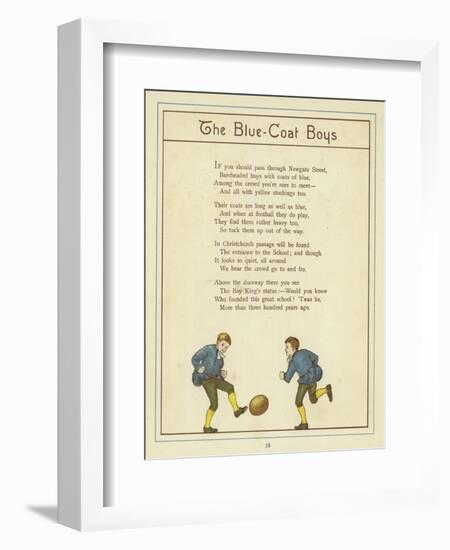 The Blue Coat Boys-Thomas Crane-Framed Giclee Print