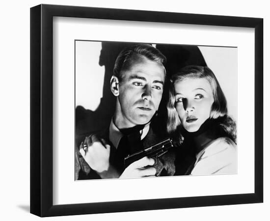 The Blue Dahlia, 1946-null-Framed Photographic Print