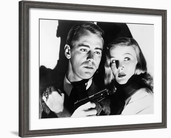 The Blue Dahlia, 1946-null-Framed Photographic Print