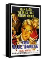 The Blue Dahlia, 1946-null-Framed Stretched Canvas