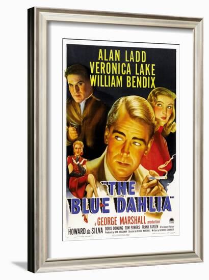The Blue Dahlia, 1946-null-Framed Giclee Print
