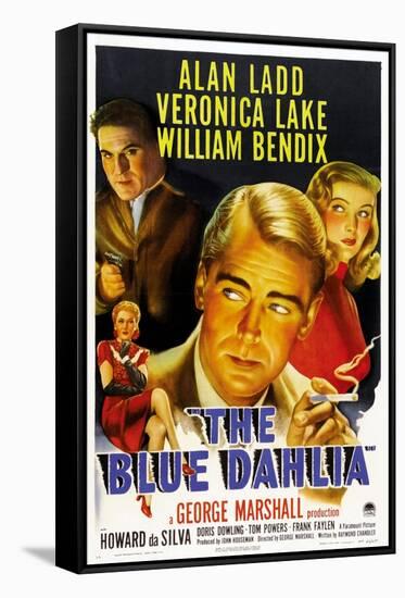 The Blue Dahlia, 1946-null-Framed Stretched Canvas