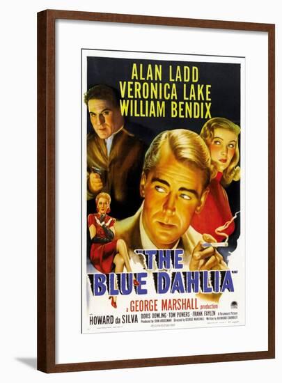 The Blue Dahlia, 1946-null-Framed Giclee Print