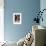 The Blue Dahlia-null-Framed Photo displayed on a wall