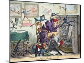 The Blue Devils, 1823-George Cruikshank-Mounted Giclee Print